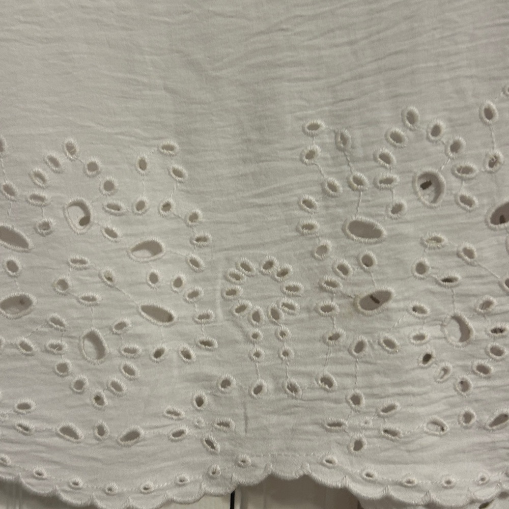 Adrianna Papell White Eyelet Blouse - Picture 4 of 4
